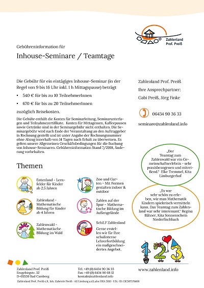 Kostenvoranschlag fortbildung